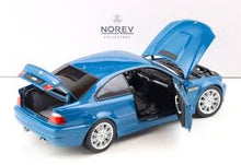 Load image into Gallery viewer, Norev 1/18 BMW M3 (E46) 2000 Blue Limited Run 183001