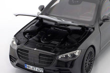 Load image into Gallery viewer, Norev 1/18 Mercedes S-Class AMG-Line 2021 Black 183806