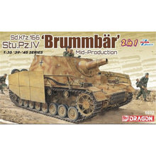 Load image into Gallery viewer, Dragon 1/35 SdKfz.166 Stu.Pz.IV &quot;Brummbar&quot; Mid Production 2 in 1 6892