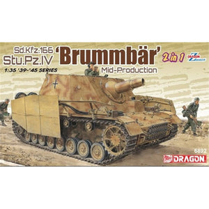 Dragon 1/35 SdKfz.166 Stu.Pz.IV "Brummbar" Mid Production 2 in 1 6892