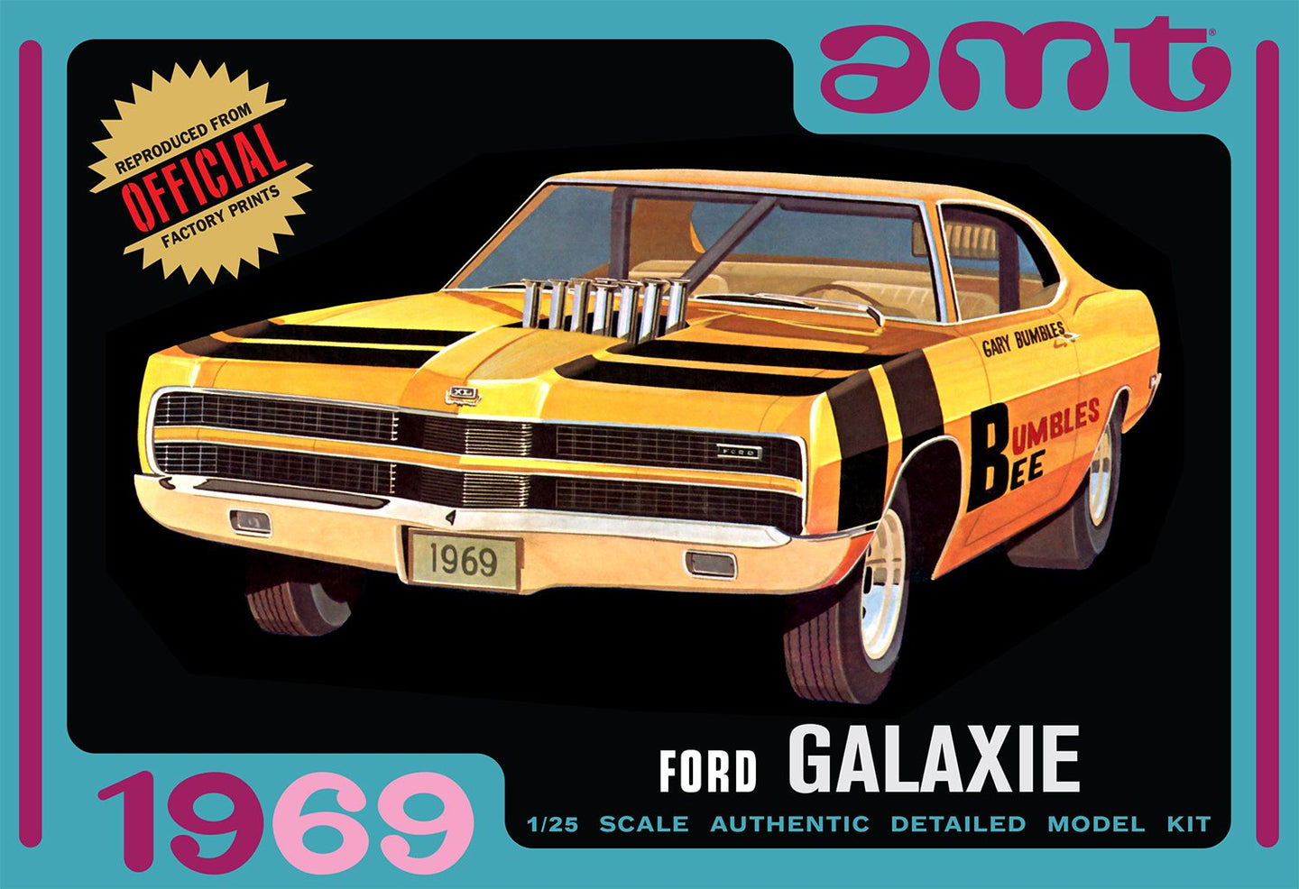 AMT 1/24 1969 Ford Galaxie Hard Top AMT1373
