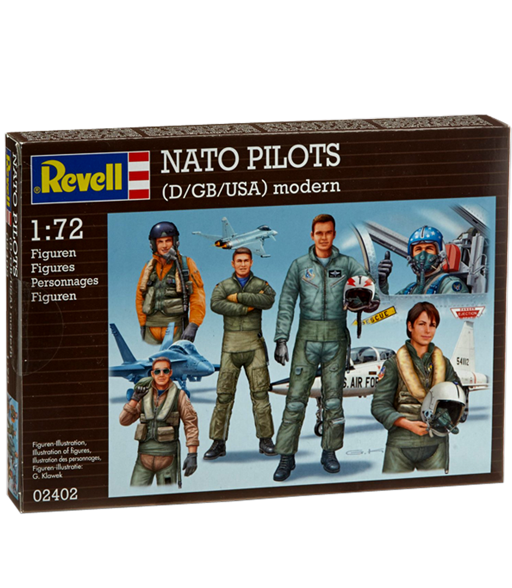 Revell 1/72 NATO Pilots (D/GB/USA) Modern 02402C