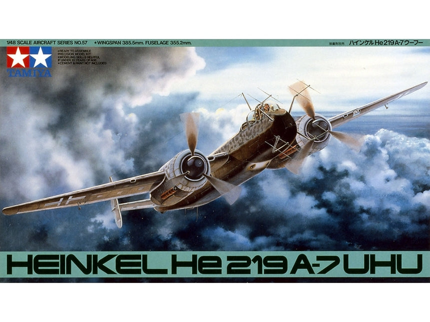 Tamiya 1/48 German Heinkel He-219 A-7 Uhu 61057