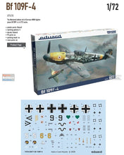 Load image into Gallery viewer, Eduard 1/72 German Bf 109F-4 Weekend Ed. 7478