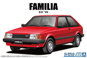 Aoshima 1/24 Mazda Familia XG 1980 #80 20102 – Burbank's House of