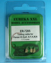 Load image into Gallery viewer, Eureka XXL 1/72 German Panzer III Ausf A-E,K,M,N Tow Cables ER-7205'