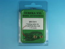 Load image into Gallery viewer, Eureka XXL 1/72 Russian T-34/76 &amp; Su-122 Tow Cables ER-7211'