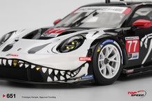 Load image into Gallery viewer, Top Speed 1/18 Porsche 911 GT3 R #77 AO Racing 2025 IMSA Petit Le Mans TS0651 COMING SOON!