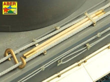 Load image into Gallery viewer, Aber 1/16 German Tiger I Barrel Cleaning Rods with Bracket Very Early 16 024'