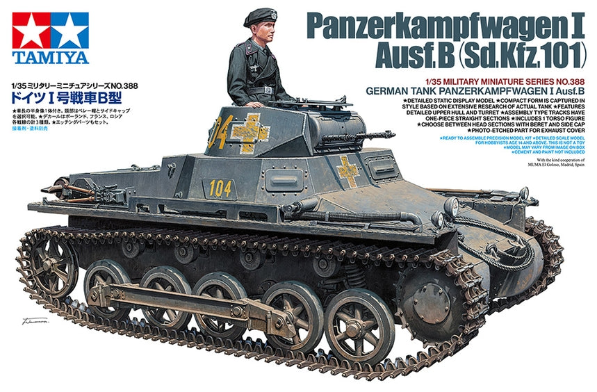 Tamiya 1/35 German PzKfw.I Ausf.B 35388