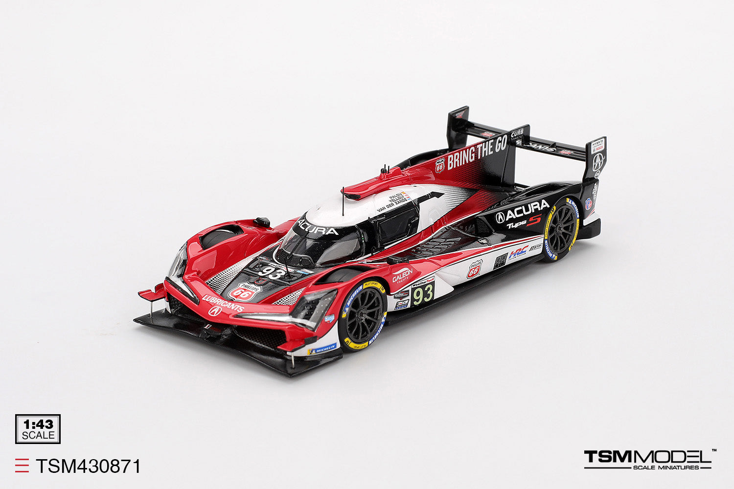 TSM 1/43 Acura ARX-06 #93 Meyer Shank 2025 IMSA Sebring TSM430871