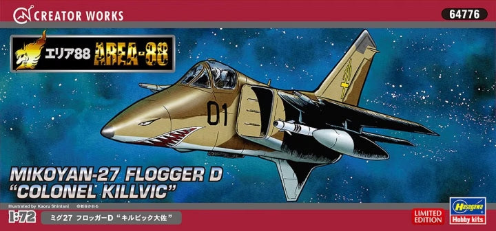 Hasegawa 1/72 Creator Works Area 88 Mig-23 Flogger D 