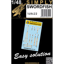 Load image into Gallery viewer, HGW 1/48 British Swordfish Transfer Film Seatbelts 148422'