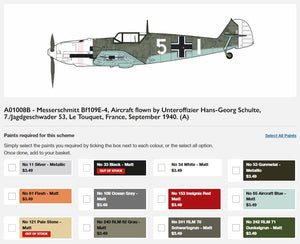 Airfix 1/72 German Messerschmitt Bf109E-4 A01008B