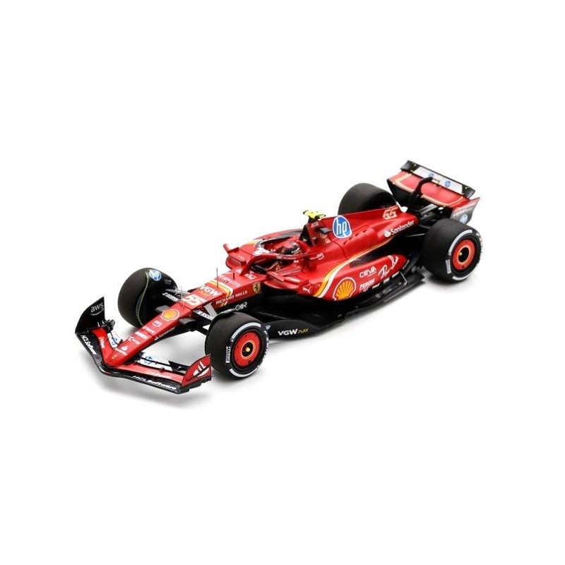 LookSmart 1/43 Ferrari SF-24 # 55 Monaco 2024 Sainz LSF1064