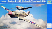 Load image into Gallery viewer, Trumpeter 1/48 US P-40B Warhawk (Tomahawk II) 02807