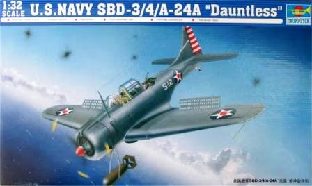 Trumpeter 1/32 US Navy Douglas SBD-3/4/A-24A Dauntless 02242