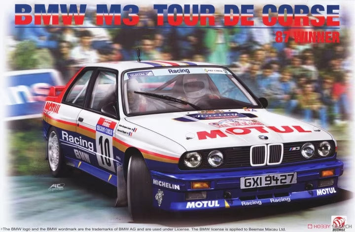 Platz NuNu 1/24 BMW M3 E30 1987 Tour De Corse Winner BX24029