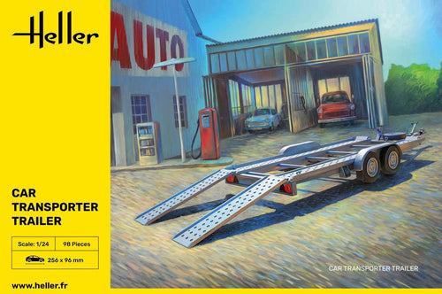 Heller 1/24 Car Transporter Trailer 80774