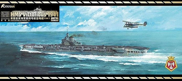 Flyhawk Models 1/700 British Aircraft Carrier HMS Victorious 1941
