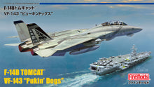 Load image into Gallery viewer, FineMolds 1/72 US Navy F-14B Tomcat TM VF-143 Pukin' Dogs FF01