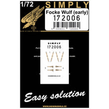 Load image into Gallery viewer, HGW 1/72 German Fw-190 Early Transfer Film Seatbelts (2) 172006