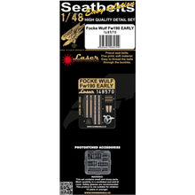 Load image into Gallery viewer, HGW 1/48 German FW190 Early Microplastic Foil/Photoetch Seatbelts 148570