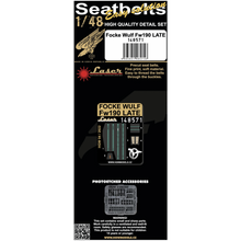 Load image into Gallery viewer, HGW 1/48 German FW190 Late Microplastic Foil/Photoetch Seatbelts 148571'