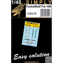 Load image into Gallery viewer, HGW 1/48 German Fw190 Transfer Film Seatbelts 148415'