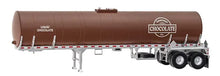 Load image into Gallery viewer, Walthers 1/87 Food Grade Tank Trailer Gourmet Chocolate Co. 949-12355