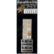 Load image into Gallery viewer, HGW 1/32 German Fw190A EarlyTextile/Photoetch Seatbelts for 2 Kits 132049**