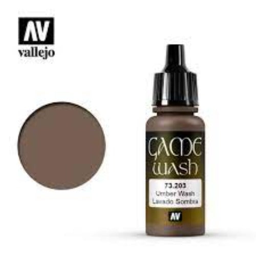 Vallejo Game Color 73.203D Umber Wash 17ml Discontinued