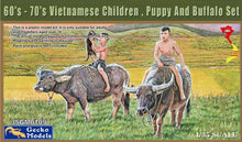 Load image into Gallery viewer, Gecko Models 1/35 60's 70's Vietnamese Children, Puppy, and Buffalo 35GM0109