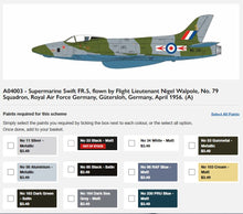 Load image into Gallery viewer, Airfix 1/72 British Supermarine Swift FR.5 A04003