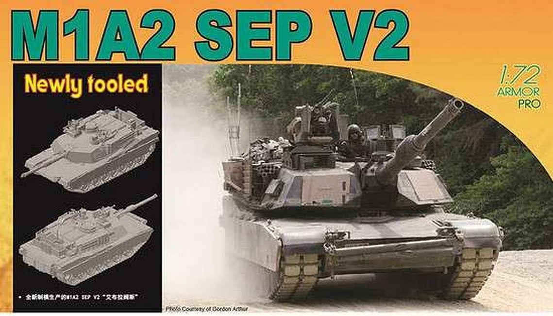 Dragon 1/72 US M1A2 SEP V2 7615^ – Burbank's House of Hobbies