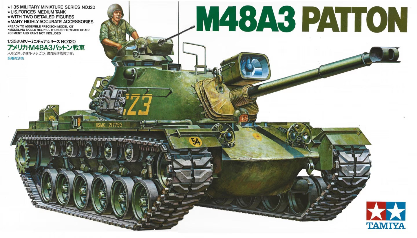 Tamiya 1/35 US M48A3 Patton 35120' – Burbank's House of Hobbies