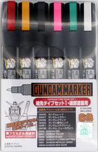 Load image into Gallery viewer, Mr. Hobby AMS110 Gundam Marker Ultra Fine Set (6)