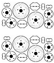 Load image into Gallery viewer, Gofer Racing 1/25 Photo-etch 15" Diameter Disc Brakes - 4 Sets 20021