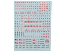 Load image into Gallery viewer, G-Rework Custom Decal Red Caution 1/100 1/144 491175 GPTCAU-02