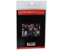 Load image into Gallery viewer, G-Rework Custom Decal Red Caution 1/100 1/144 491175 GPTCAU-02