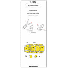 Load image into Gallery viewer, HGW 1/72 British Hawker Hurricane Transfer Film Seatbelts and Masks (2) 172814