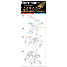 Load image into Gallery viewer, HGW 1/48 British Hurricane Microplastic/Photoetch Seatbelts for Arma Kit 148588