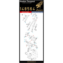 Load image into Gallery viewer, HGW 1/48 British Tempest Microplastic/Photoetch Seatbelts 148564'