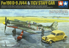Load image into Gallery viewer, Tamiya 1/48 German Fw190D-9 w/ Citroen 11CV 25213'