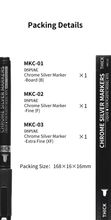 Load image into Gallery viewer, Dspiae MKC-03 Super Fine Chrome Marker