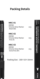 Dspiae MKC-03 Super Fine Chrome Marker