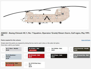 Airfix 1/72 British Boeing Chinook HC.1 A06023