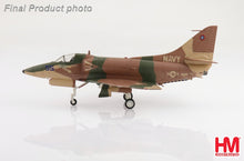 Load image into Gallery viewer, HobbyMaster 1/72 US A-4E Skyhawk Agressor 151095 US Navy 1985/86 HA1441