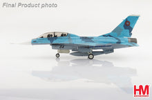 Load image into Gallery viewer, HobbyMaster 1/72 US F-16B &#39;Top Gun&#39; Centennial of Naval Aviation 04 2011 HA38019