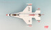 Load image into Gallery viewer, HobbyMaster 1/72 US F16C Falcon Thunderbirds #1 Plane RIAT 2017 HA38039